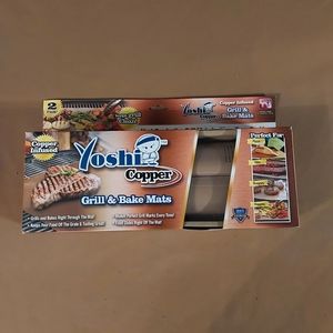 2 pack copper grill and bake mats (356)